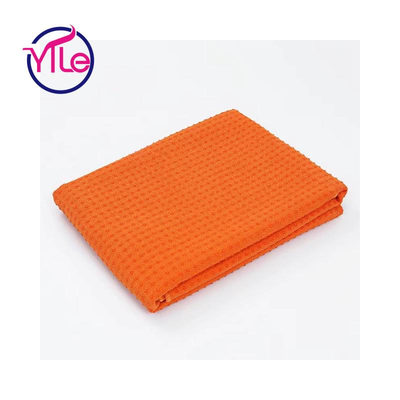 Custom Printed Microfiber Fabric Anti slip Yoga Towel Yoga Microfiber