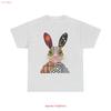 Playful Rabbit T Shirt Fun Cotton Cute Bunny Animal Design Vintage Slightly Designer Clothes Soft Fashion Stylish Unisex