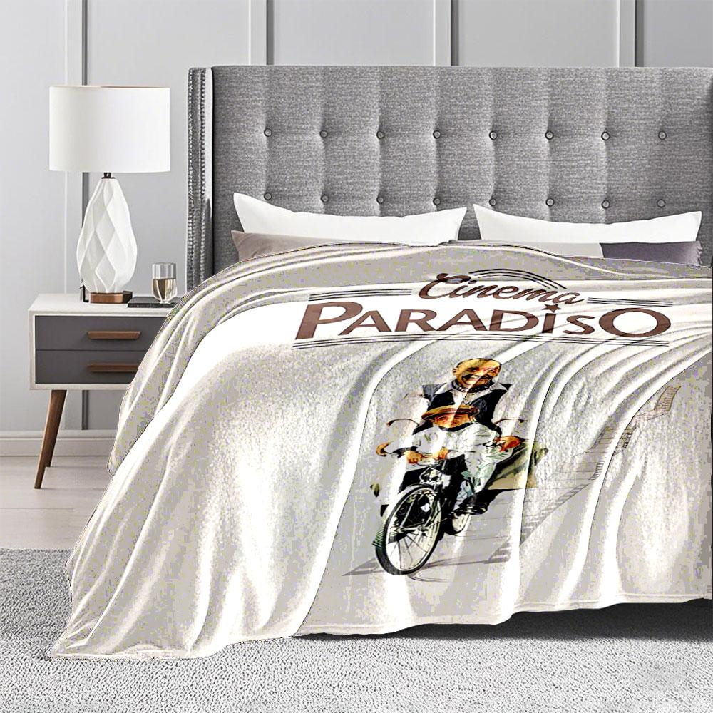 Cinema Paradiso Vintage Design for all seasons blanket lunch break throw gift