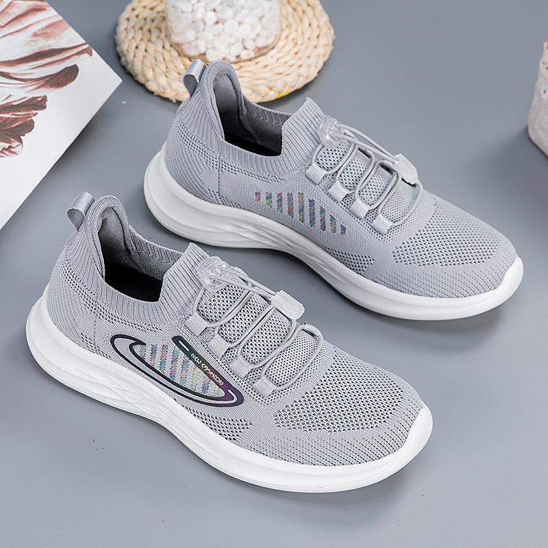 

Elderly shoes women s spring and summer leisure soft sole single mesh breathable mother shoes middle-aged and elderly walking shoes men s father shoes 35