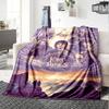 1PC The Lord of the Rings printed blanket, all season lightweight home office outdoor nap multifunctional blanket A6