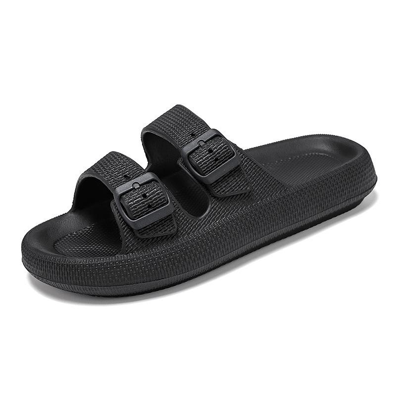 Large size new Qi couple couple couple drag EV outdoor one-word drag beach home Shoes