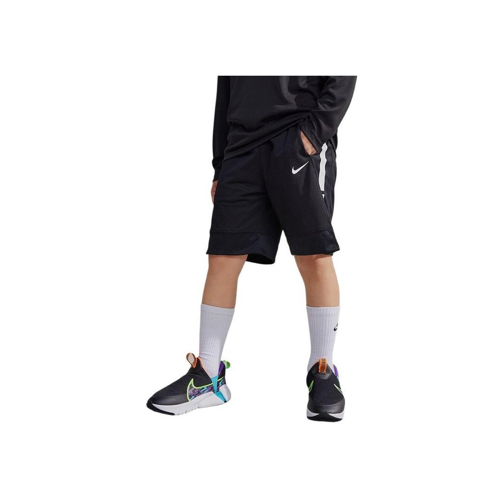 Nike Color Block Elastic Quick Dry Breathable Sports Shorts Kids shorts Black FV2654-010