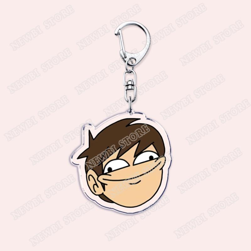 Popular Eddsworld Tord Keychains for Accessories Bag  Anime Comic Ringo Edds Meme Keyrings Jewelry Gamers Fans Friends Gifts