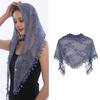 Floral Lace Head Scarf Chapel Veil for Women Girl Hair Bandanas Ethnic Mantilla Veil Women Headpiece Exotic Headscarf