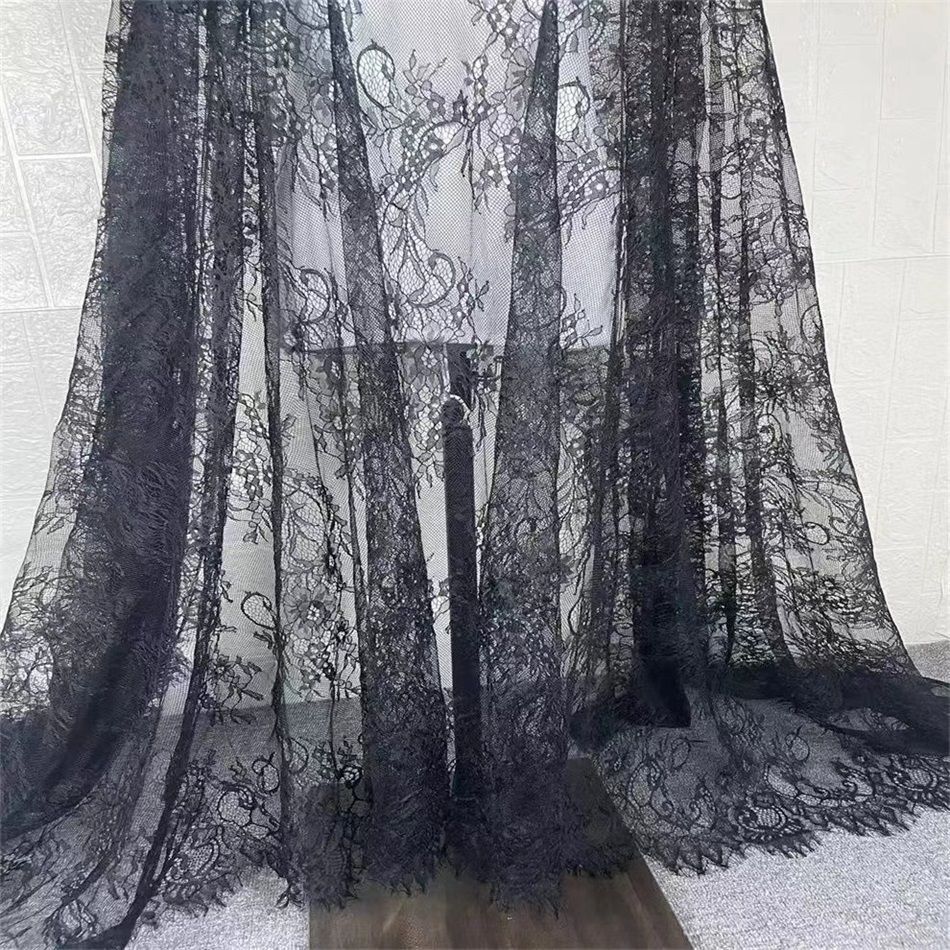 High-quality Soft and Skin-friendly Lace Fabric Suitable for Wedding Dresses Formal Gowns and Handmade DIY Clothing Fabrics