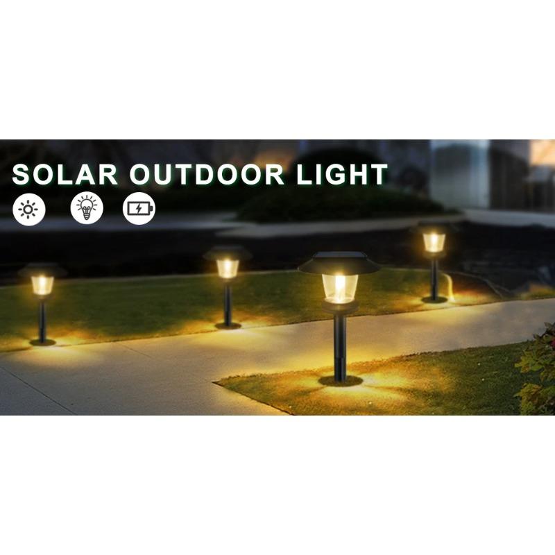 Solar Pathway Lights LED Outdoor Landscape Path Lamp IP65 Waterproof Solar Garden Lights For Yard Garden Walkway Patio Driveway