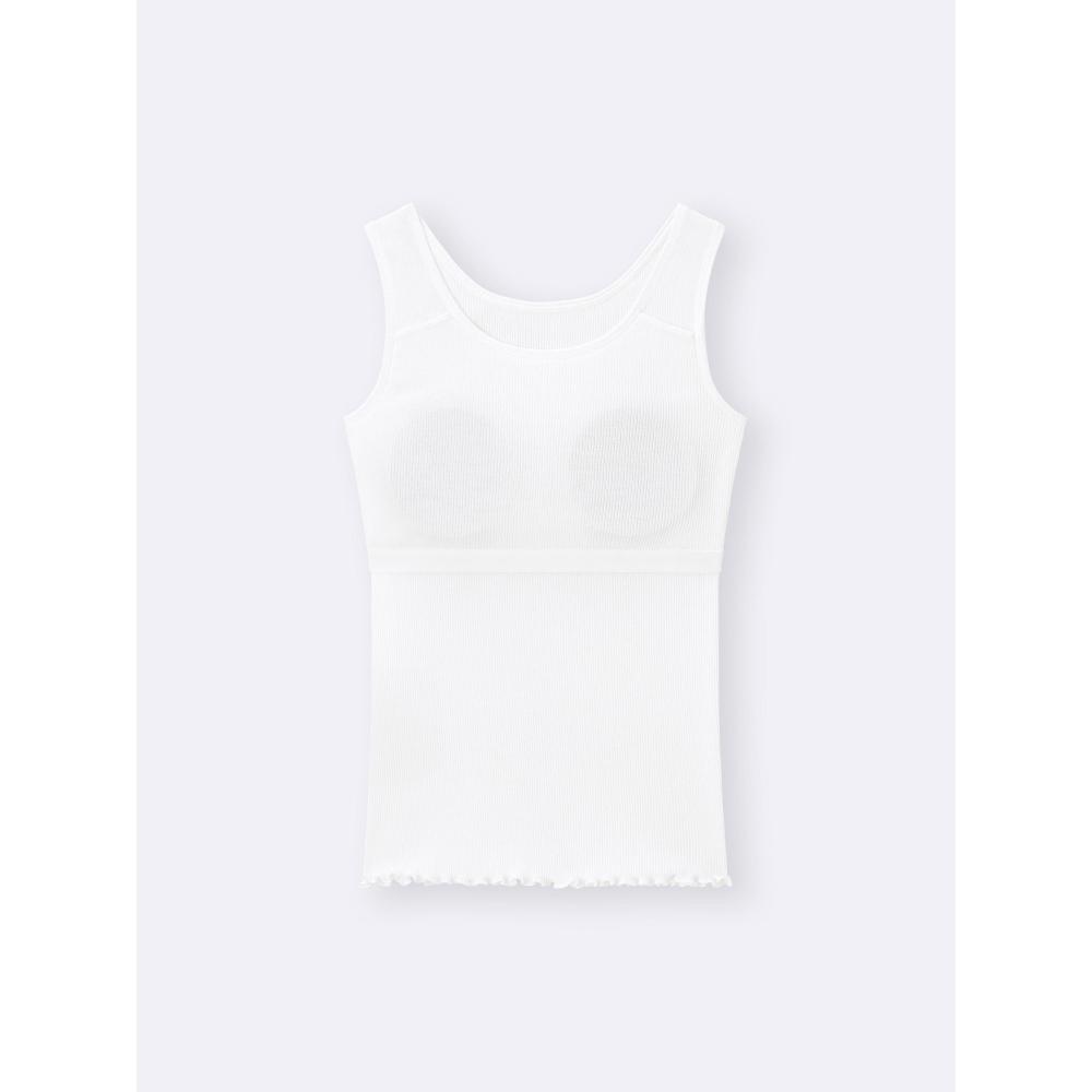 GU by Uniqlo Girls Bra Feel Petit Rib Tank Top Model