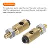 Uxcell Stopador de Ligação Braço de Servo Haste de Empurrar Porcas e Parafusos para Aviões RC, D4x1.8mm, Pacote com 12