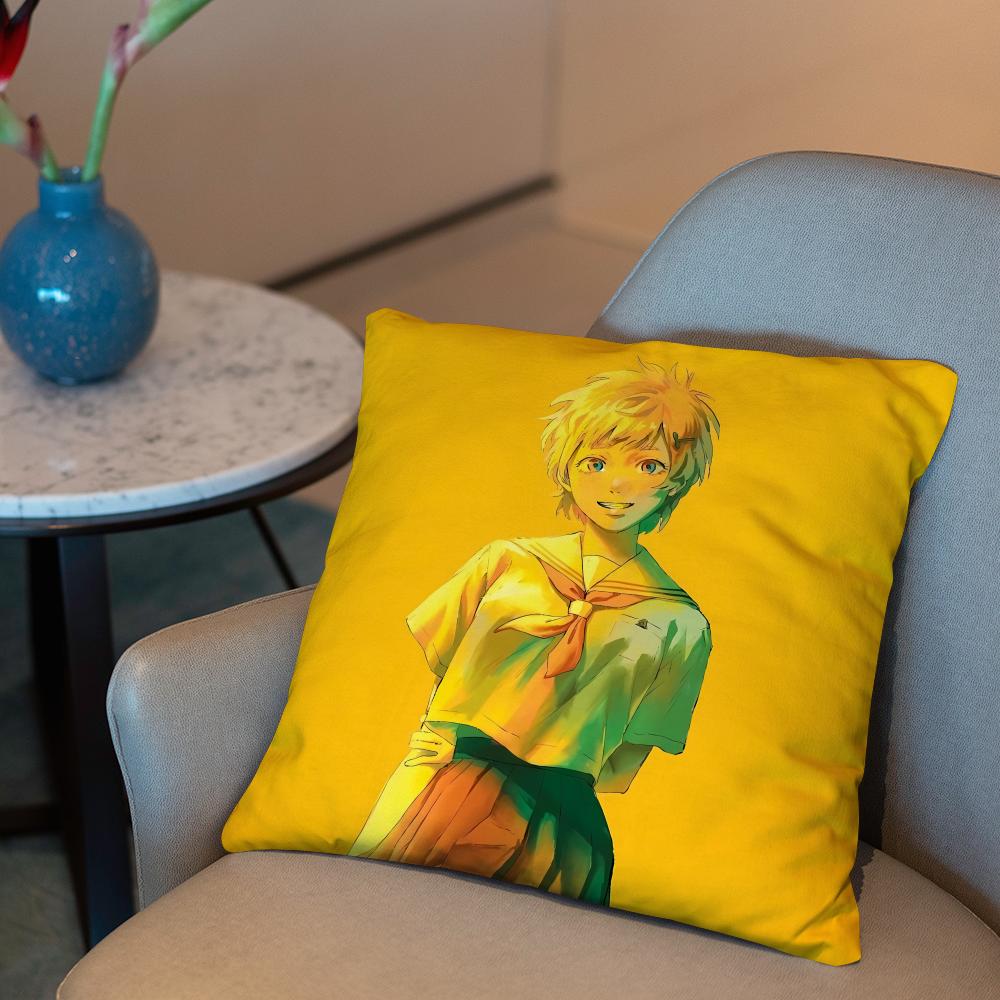 

The Summer Hikaru Died anime Cushion Cover 2-in-1 Reversible Plush Pillow Cover | Car/Sofa/Bed | Perfect Gift 12x12Inch