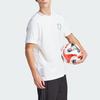 Adidas Manchester United Designer Collaboration Football Culture Casual Sports Short Sleeve T-Shirt Men Tops White HY4734
