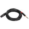 XLR Female to 14 Inch 6.35mm Cable Professional Plug and Play 20 AWG OFC Core Microphone Cable
