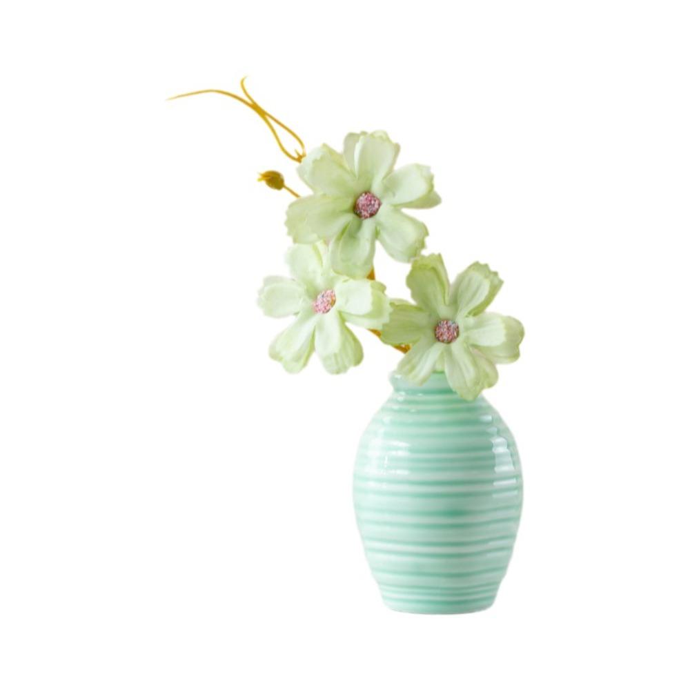 2PCS Exquisite Refrigerator Magnets Vase Colorful Mini Plant Vase Vase Fridge Stickers  Restaurant