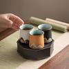 Chinese Style Hand-painted Landscape Ceramic Teacup Gift Box