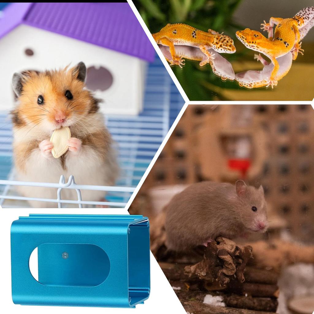 Hamster Cave Hamsters Instant Cooling Metal House Space Saving Small Animal Cool Hideaway Nest For Gerbils Ferrets Lemmings