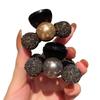 Elegant Rhinestone Pearl Claw Clip - Fashionable Half-Up Hair Accessory for Women