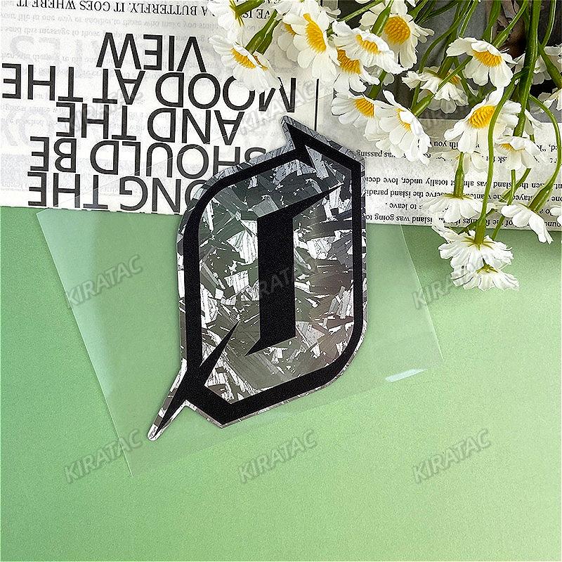 1PC Silver Carbon Fiber Arabic Numbers Motorcycle Stickers Waterproof for Front Fairing Helmet Fuel Tank Bicycle Vinyl Decals