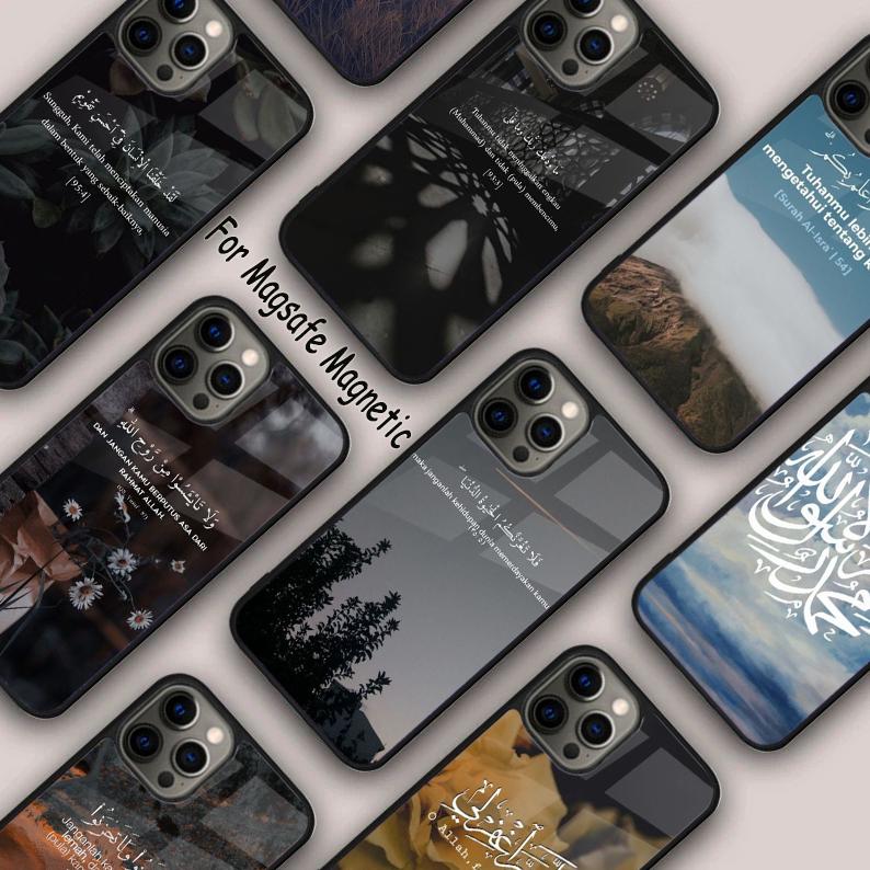 Quran Muslim Surah Ikhlas Islamic Magnetic Phone Case For APPLE iPhone 17 Air 16 14 13 12 Pro Max 15 Plus Wireless MagSafe Cover