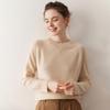 Women's 100% Pure Cashmere Knit Round Neck Pullover Sweater - Soft and Thick for Autumn and Winter