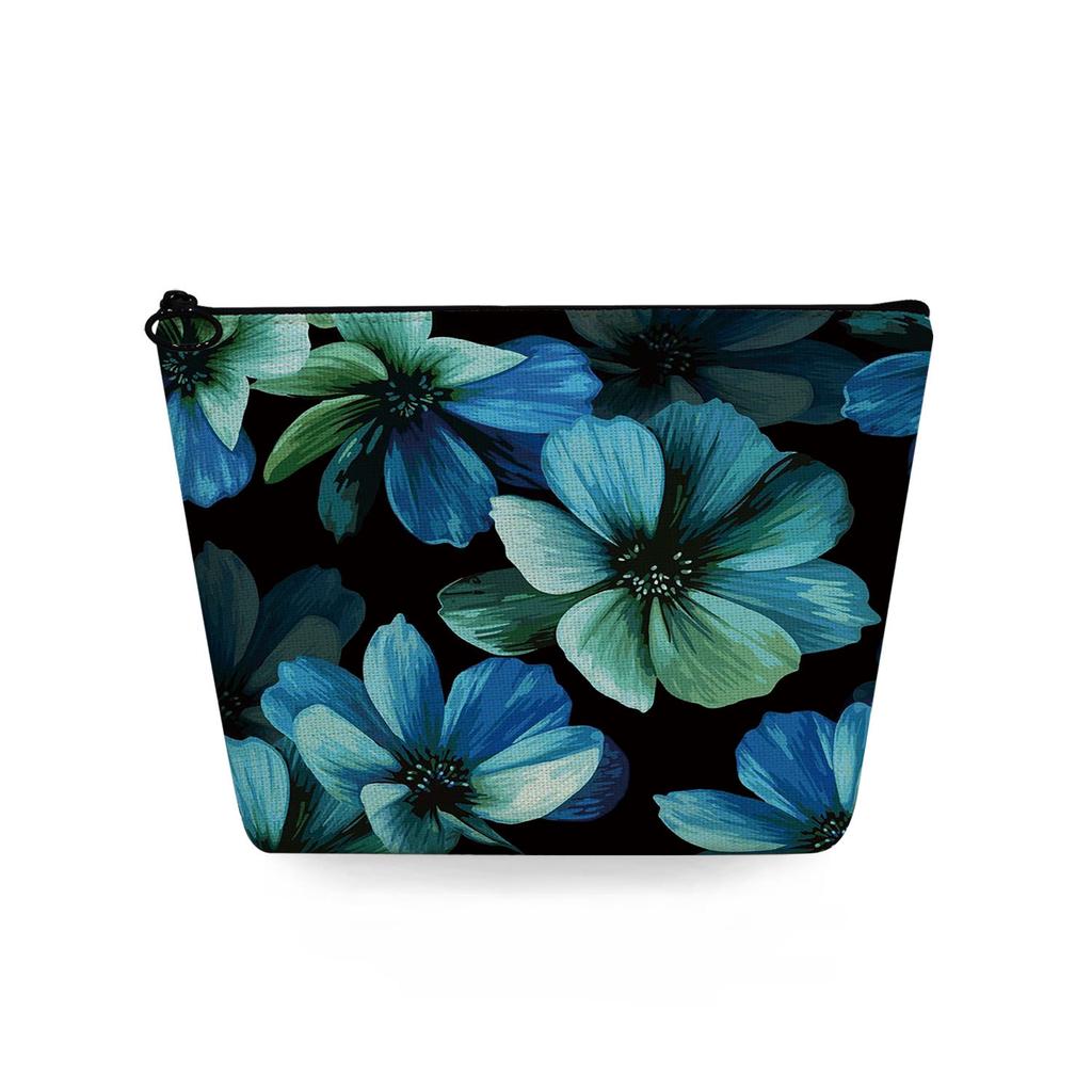 Women Flower Print Cosmetic Bag Toiletries Organize Travel Storage Case 6747