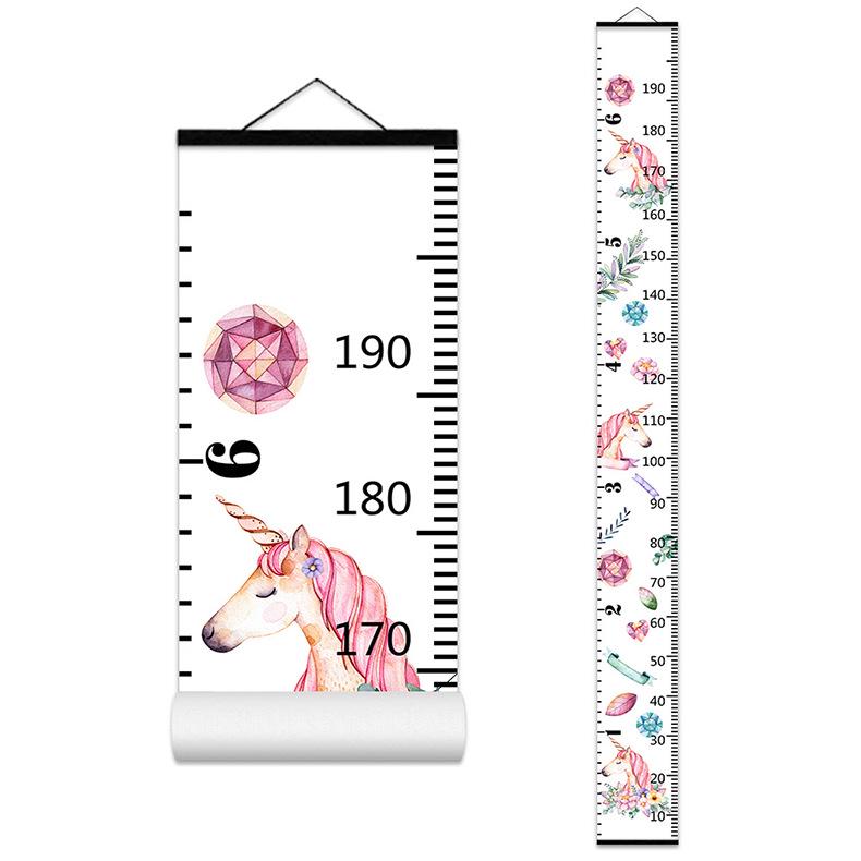 Nordic Style Children's Height Chart - Decorative Wall Hanging Measuring Sticker