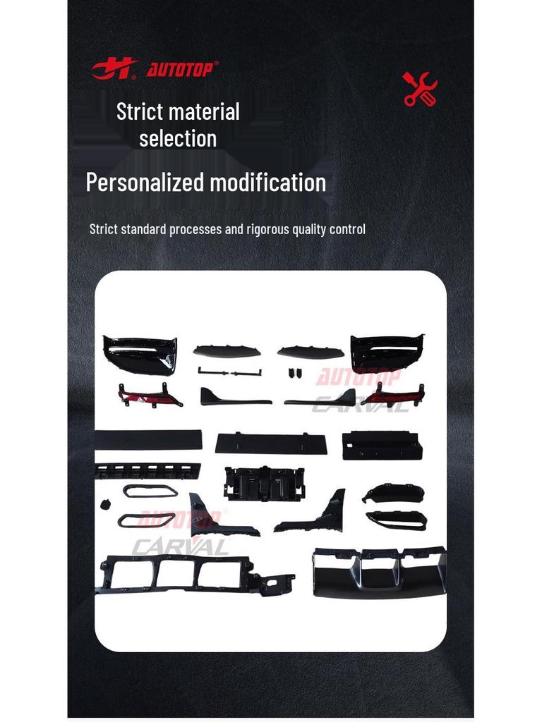 Xiaomi SU7 Full Body Kit: Rear Diffuser, Side Skirts, Front Bumper Assembly in ABS Plastic