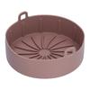 19cm Air Fryer Silicone Mold Round Baking Mat Reusable Cake Mold  Cake Pizza Bread Baking