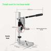 Compact Multifunctional Drill Stand for Electric & Hand Drills – Industrial Grade Workbench Accessory