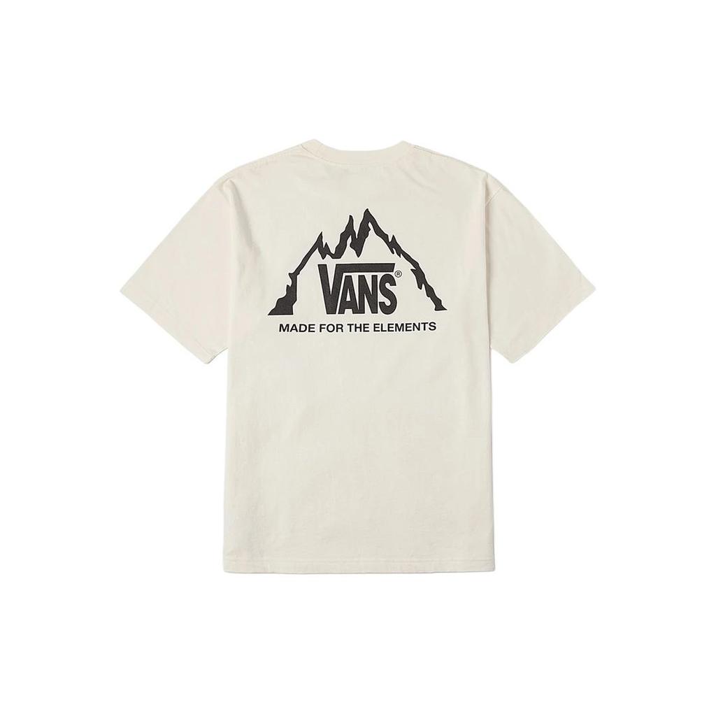 Vans T Shirts Unisex Ecru Crew Neck Moderate VN000JQPC9F