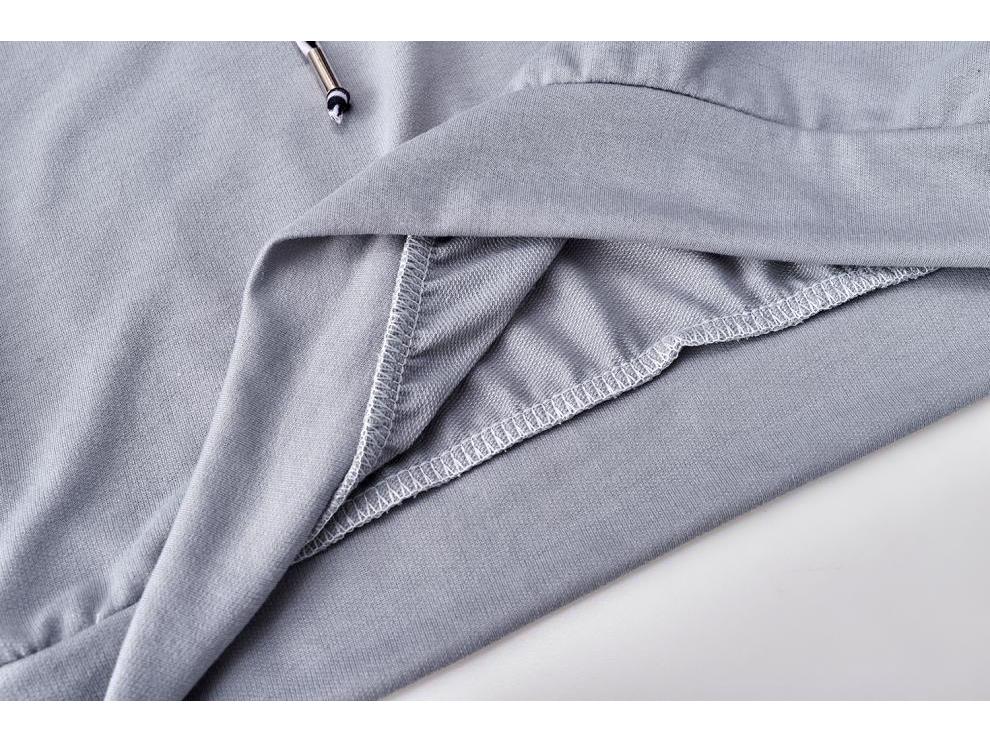 Autumn 2022 Women's Fashion Solid Color Striped Sweatshirt Two-Piece Casual Sportswear