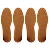 2 Pairs Winter Insoles Thick Fleece-Lined Warm Shoe Pads with Anti-Slip & Moisture-Wicking Comfortable Cushion for Boots Shoes