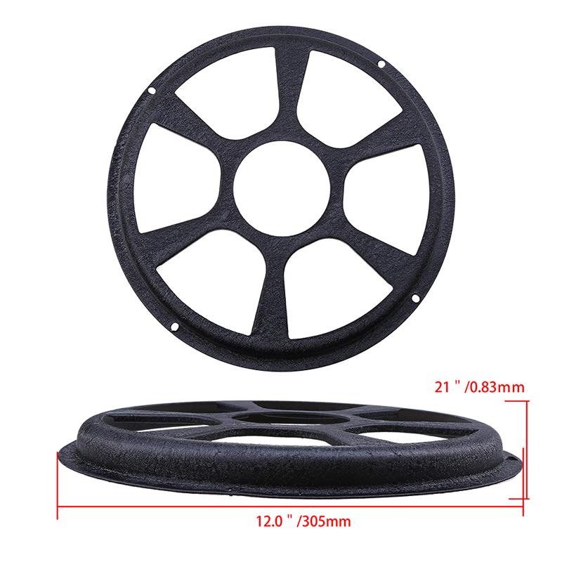 10"/12" Car Subwoofer Grill Guard Audio Speaker Protective Cover Shell Mesh Trim Ring Universal for Pioneer for Alpine for JBL Bass Woofer Protector