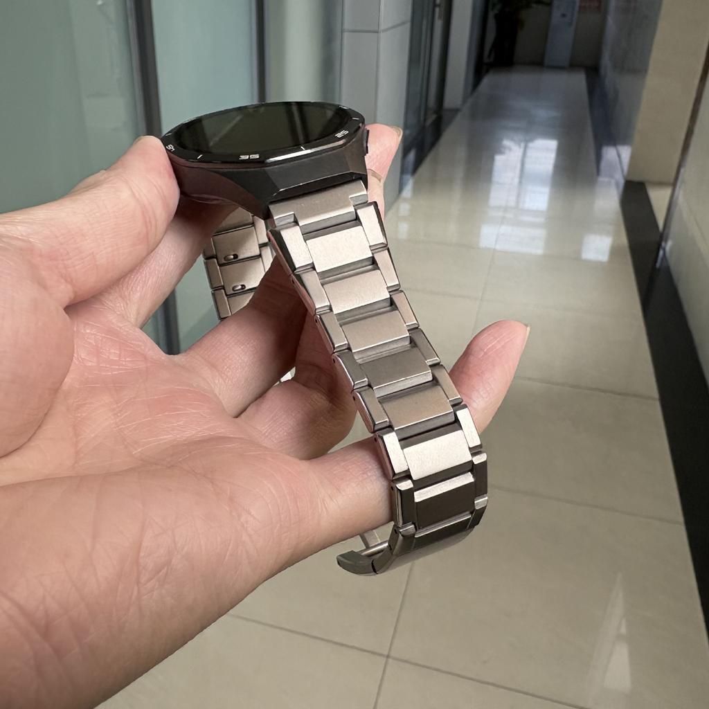 22mm Titanium Strap For HUAWEI WATCH Ultimate 1/2/Buds Metal Luxury Band For Huawei Watch 5 4/GT 6 5 4 Pro 3 2 46mm GT2e GT3 SE