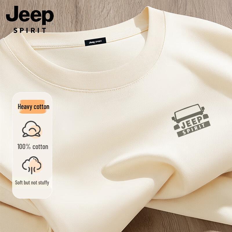 JEEP SPIRIT Men s Relaxed Fit Pure Cotton Short Sleeve T-Shirt 3XL