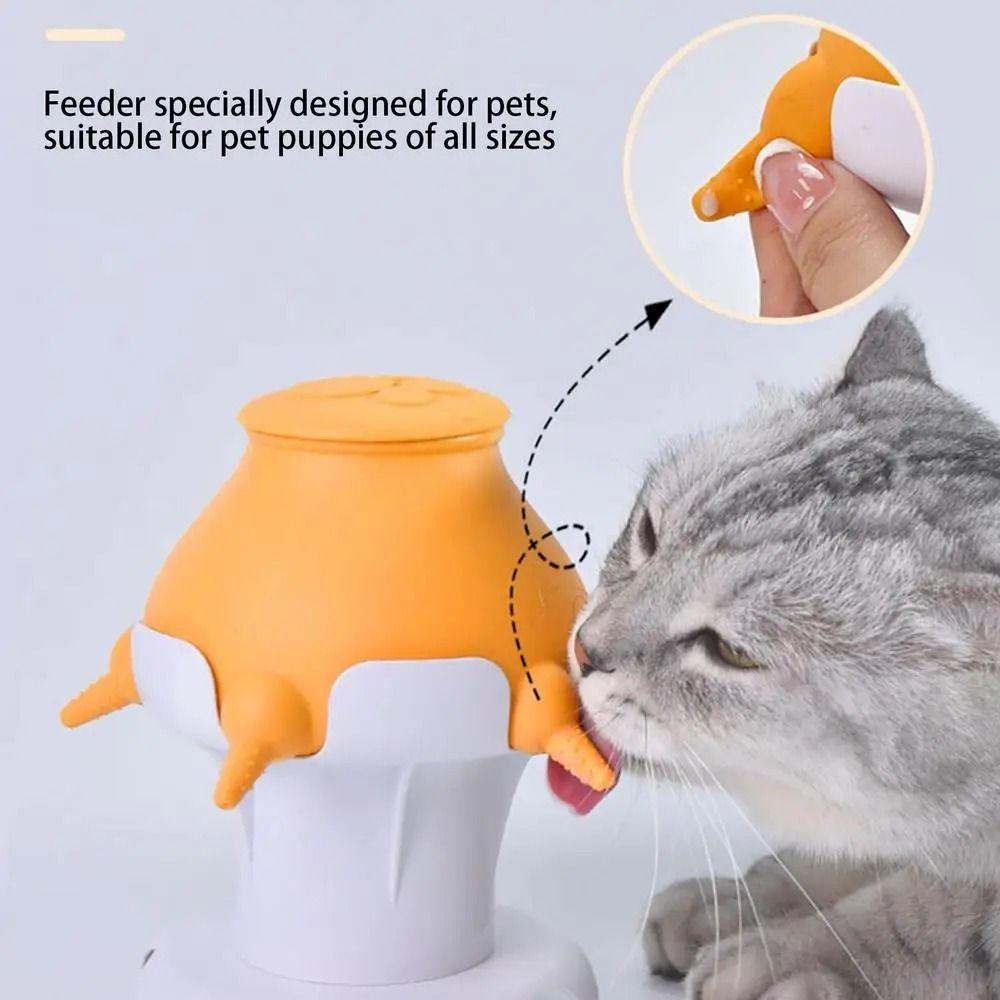 With 5 Nipples Pet Sucker Feeder Silicone Pet Automatic Nipple Feeder  Pet Dog Cat