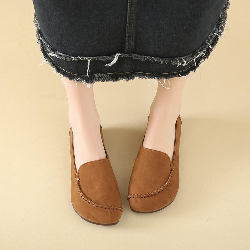 Women Casual Shoes 2025 New Spring and Autumn Flat Loafers Shoes Women Fashion Non-slip Soft Flat