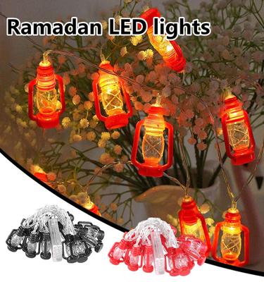 1.5M 10LED Ramadan Kerosene Lamp String Decoration Family Decoration