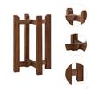 Corner Plant Stand Flowerpot Display Rack Easy to Use Non-slip Wood Stable Planter