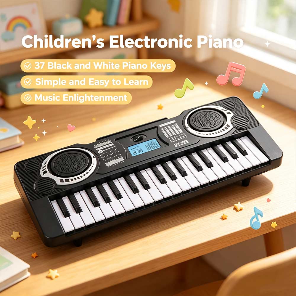37 Keys Musical Instrument Toy Kids Electronic Piano Toy Piano Keyboard Toy Preschool