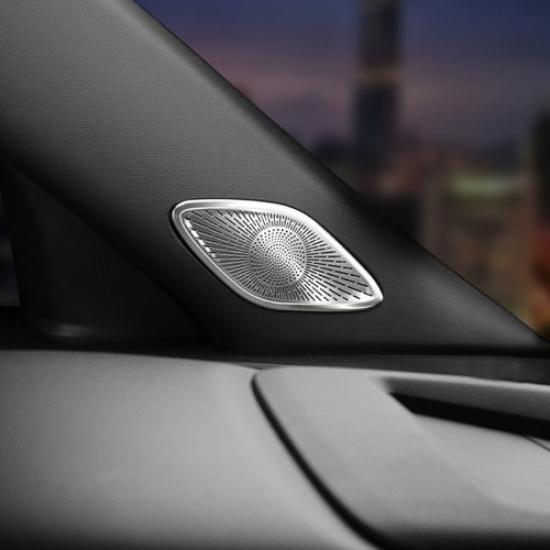 

Silver A-Pillar Speaker Decoration Cover Trim For Chevrolet Trailblazer -23