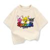 Baby Girls Tshirt Toddler Boys Summer Short Sleeve Tops Cute Sprunki Cartoon Print T Shirt Kids Leisure Cotton T-shirt