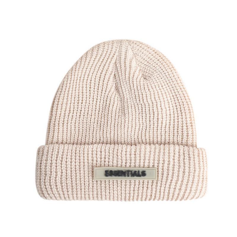 Knitted Hats Winter Mens Caps Women for Ladies Knitted Thick Cap Chaopai Woolen Landlord Guapi Hat 4Colors Motorcycle Equipments