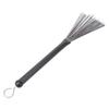 2PCS Plastic+Metal Drum Sticks Brush Black Steel Wire Stick Brush Drum Brushes  For Jazz Drum Set
