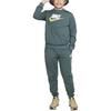 Nike Sportbekleidung Futura Fashion Bequemes Fleece-Set Kinder-Sets Grün Weiß FD3090-338