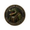 Krokodýl Vězeň Mugshot Mince Florida Everglades Vězeňské Memorabilia Mince Vtipná Historie Zločinu Výzvová Mince Sběratelský Dárek pro Muže Sběratele Mincí