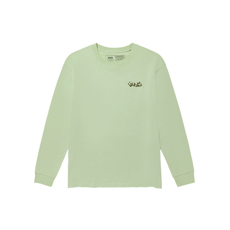 Футболка Vans American Vintage с цветным буквенным принтом и длинными рукавами — фото 2