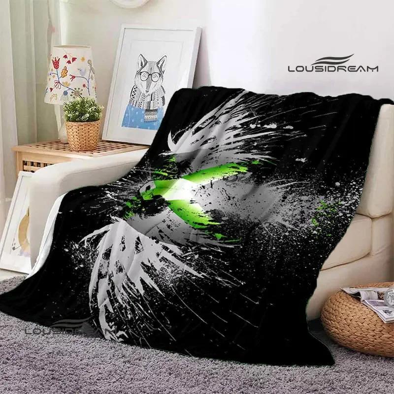 X-BOX LOGO printing blanket Flange Warm and beautiful blanket soft comfort bed blanket Home travel blanket birthday gift