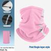 Windproof Winter Cycling Face Mask and Neck Gaiter - Double Layered Fleece Scarf