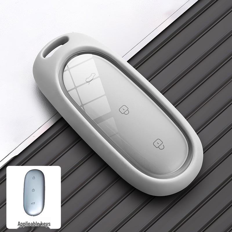 Li Auto L6/L7/L8/L9 Key Case: Liquid Silicone Protective Shell with Advanced Buckle
