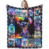 Stitch Flannel Blanket Star Baby Blanket Air Conditioning Blanket Nap Blanket Flannel Blanket Cross Border